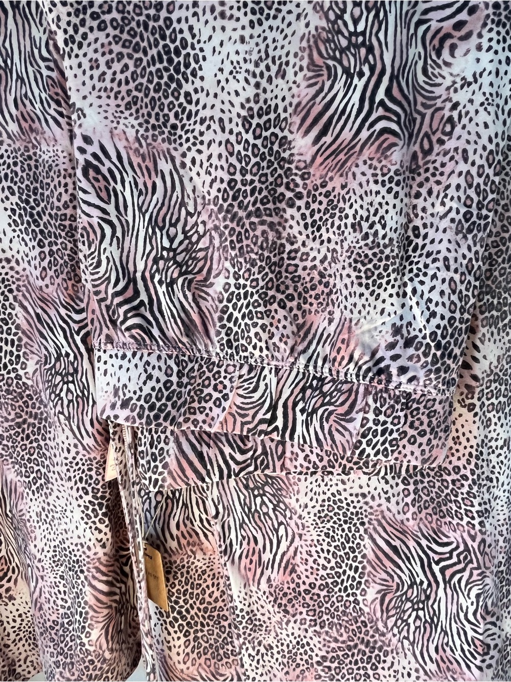 SKIMS Sleep Long Sleep Set in Bloom Mini Animal Print Sz M NWT 🩷🤎 - Picture 6 of 11